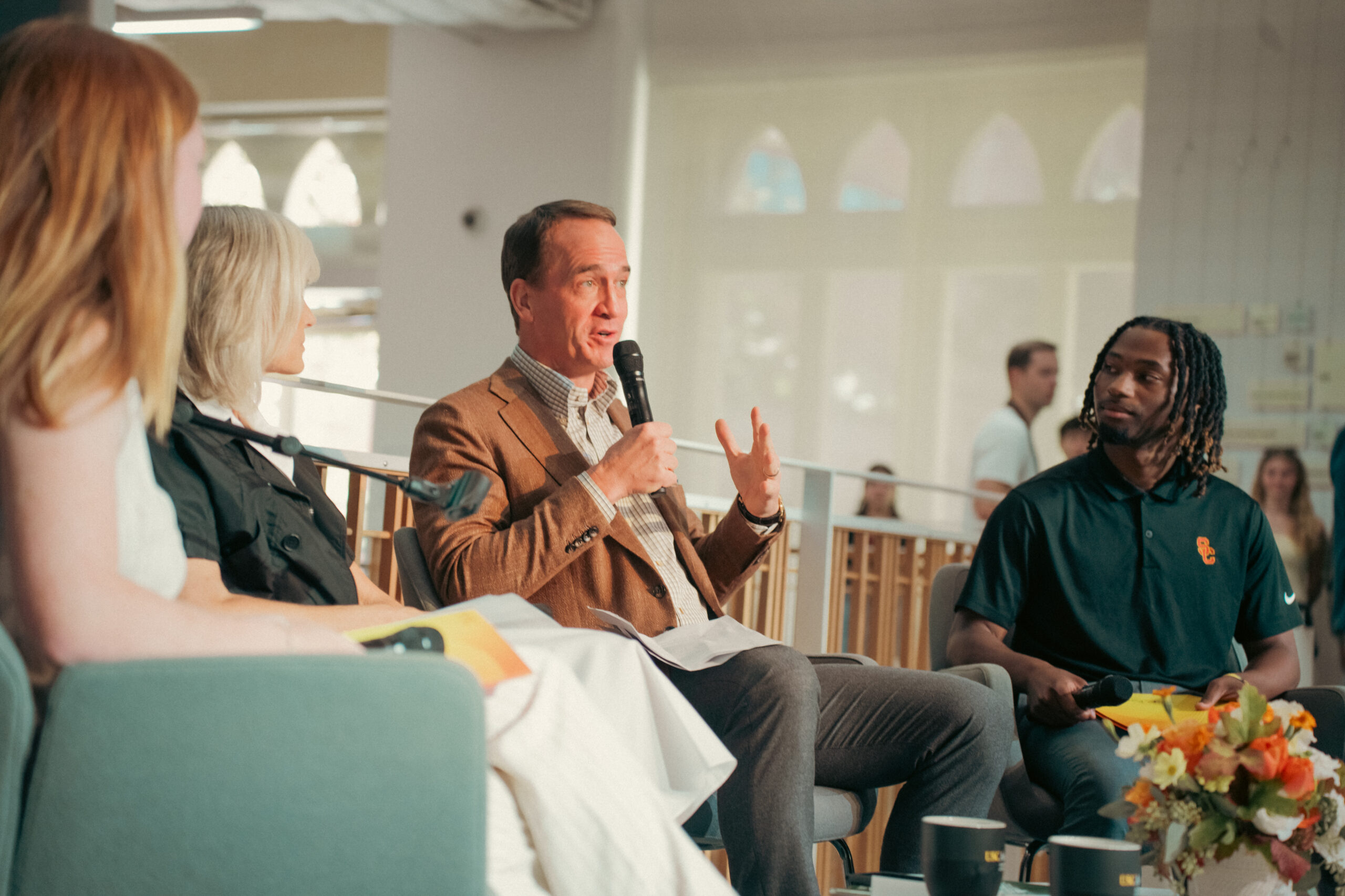 Peyton Manning speaking